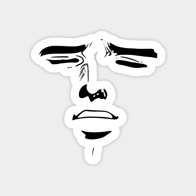 Kuso Miso Technique meme Face Yaraneika Sticker TeePublic